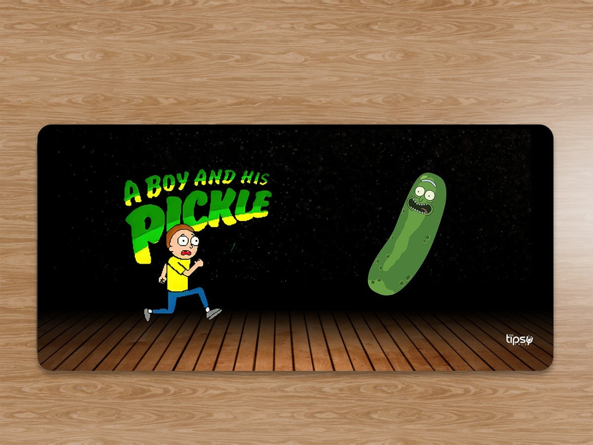"Morty with pickle" Gaming Mousepad Elevate Your Gaming Experience