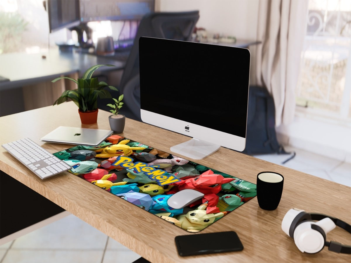 "Pokemons in Low Poly style" Gaming Mousepad Elevate Your Gaming Experience