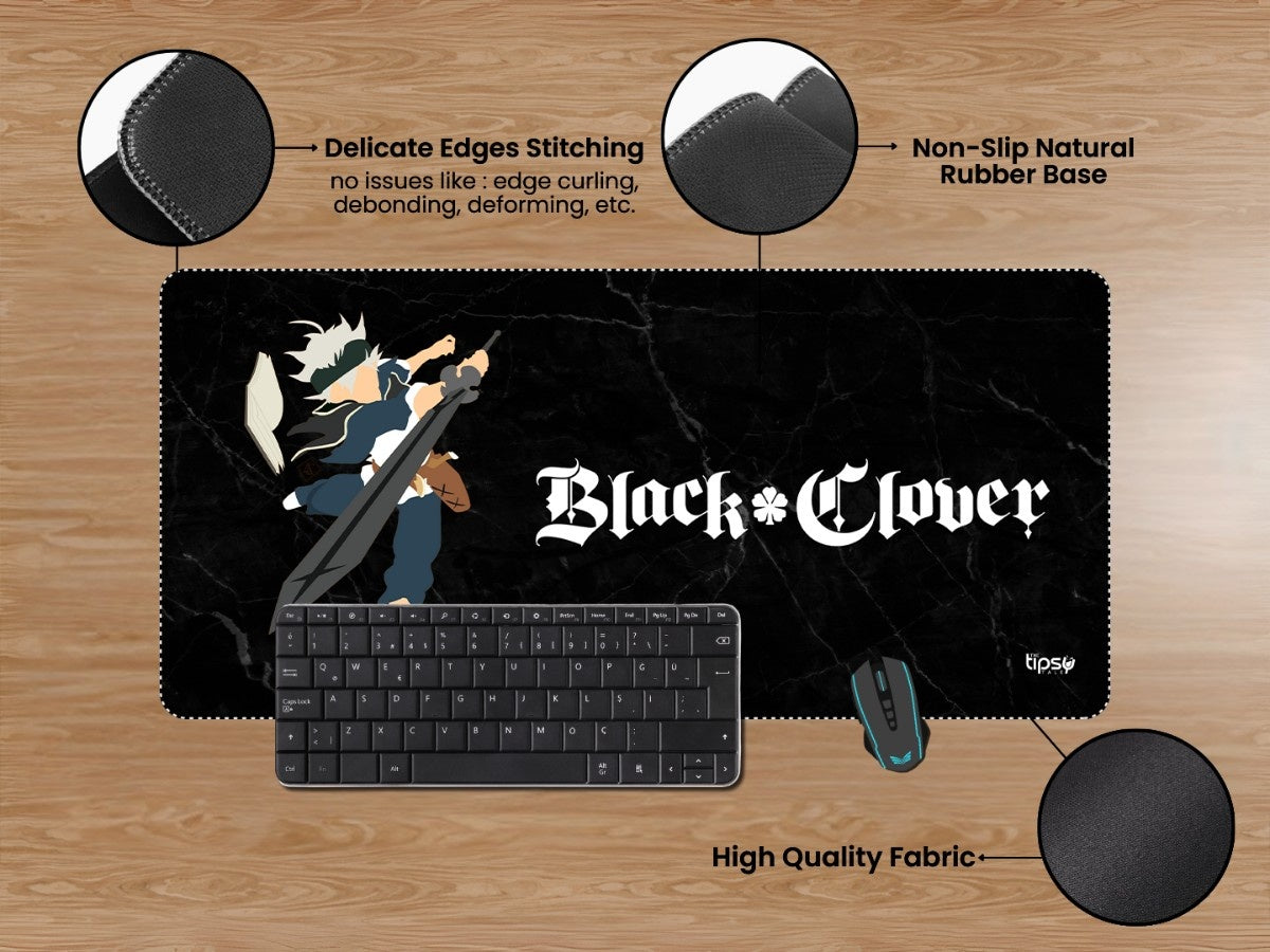 "Asta : Black Clover" Gaming Mousepad Elevate Your Gaming Experience