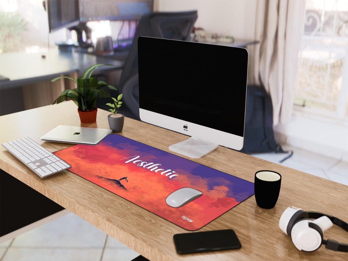 "Mist pink clouds Aesthetic" Gaming Mousepad Elevate Your Gaming Experience