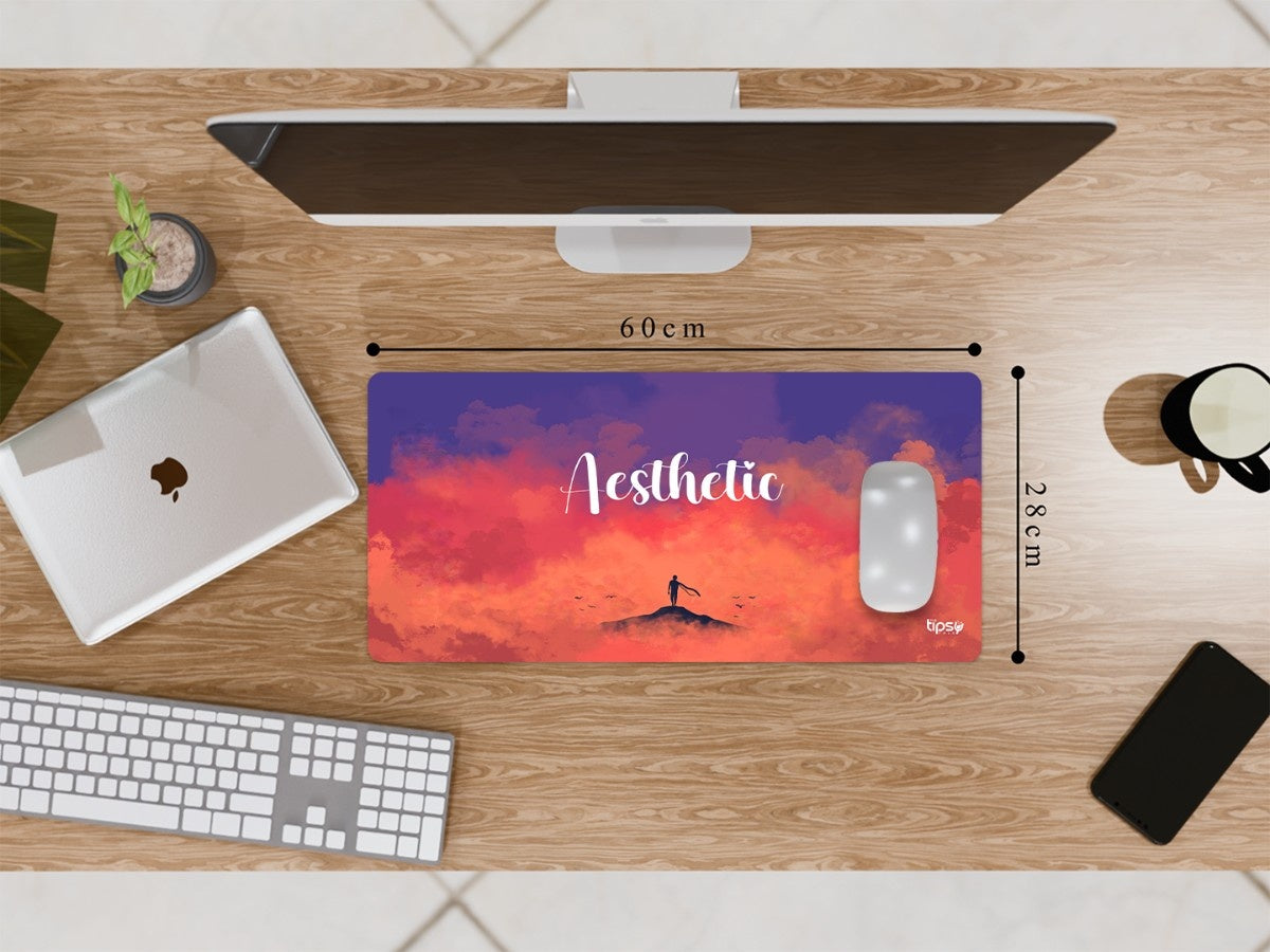 "Mist pink clouds Aesthetic" Gaming Mousepad Elevate Your Gaming Experience