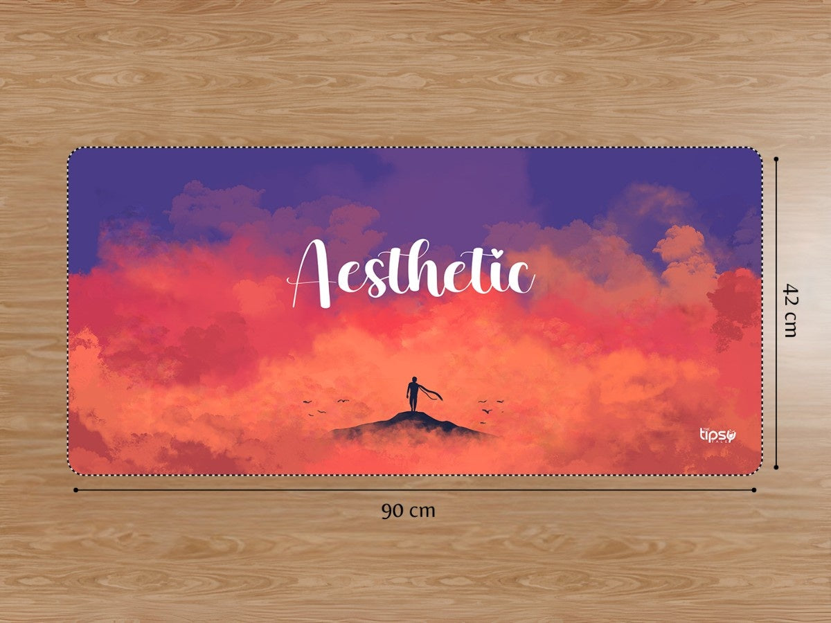 "Mist pink clouds Aesthetic" Gaming Mousepad Elevate Your Gaming Experience