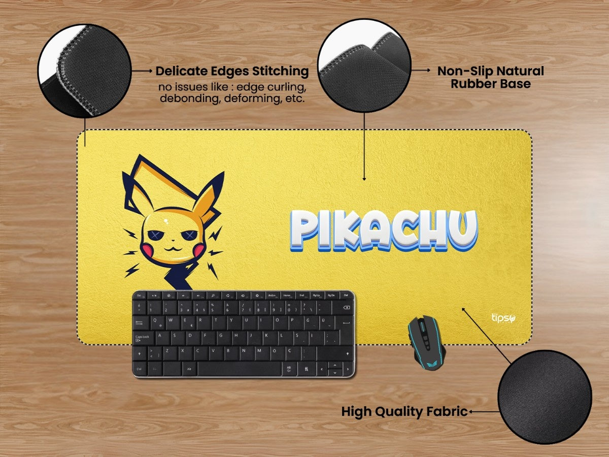 "Pikachu abstract " Gaming Mousepad Elevate Your Gaming Experience