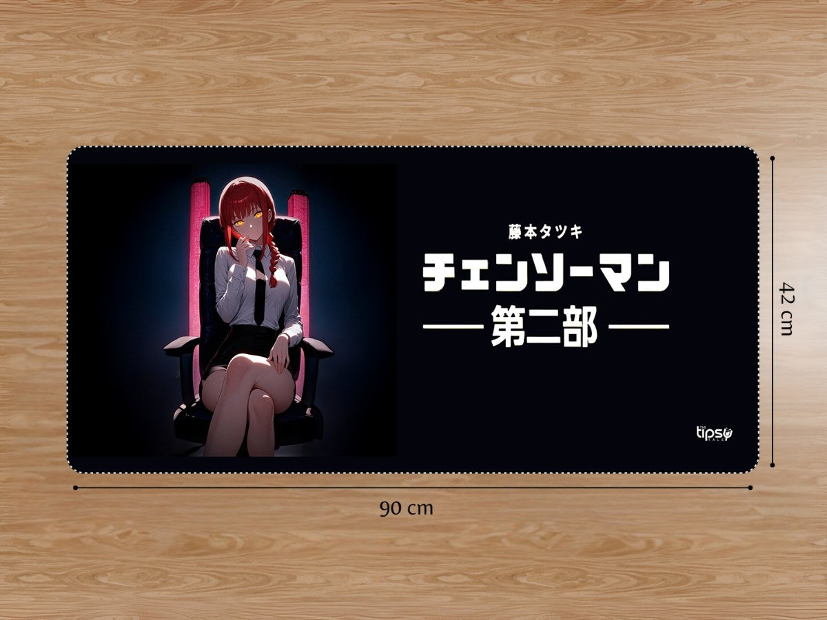 "Makima : Chainsaw Man" Gaming Mousepad Elevate Your Gaming Experience