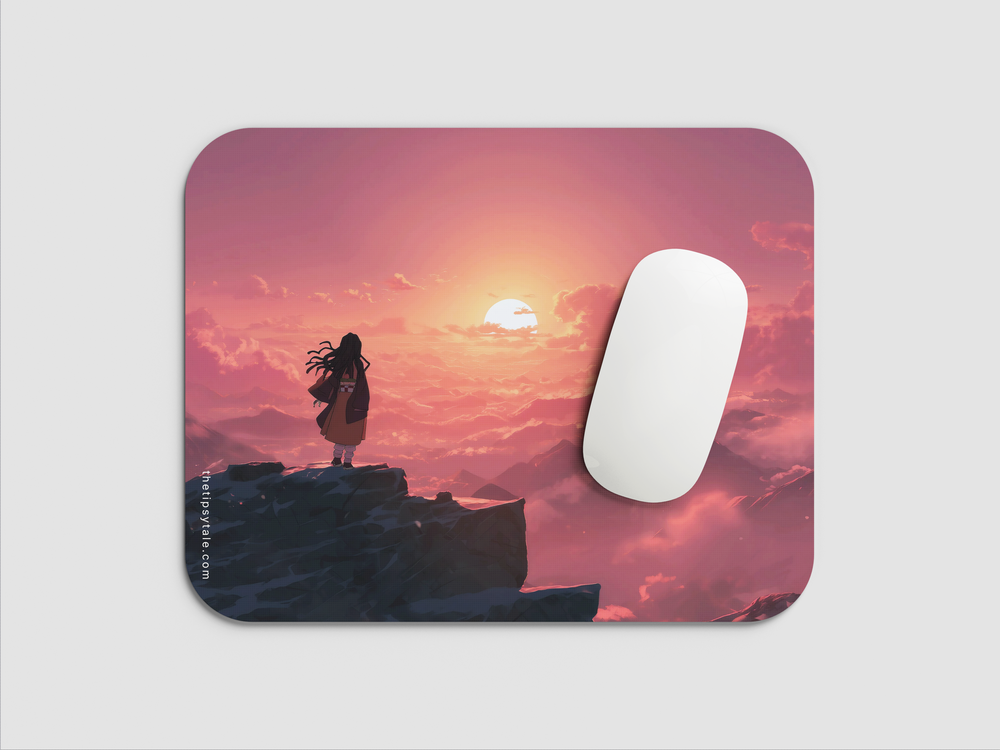 "NEZUKO KAMADO LANDSCAPE" Mousepad Enhance Your Workspace with Style