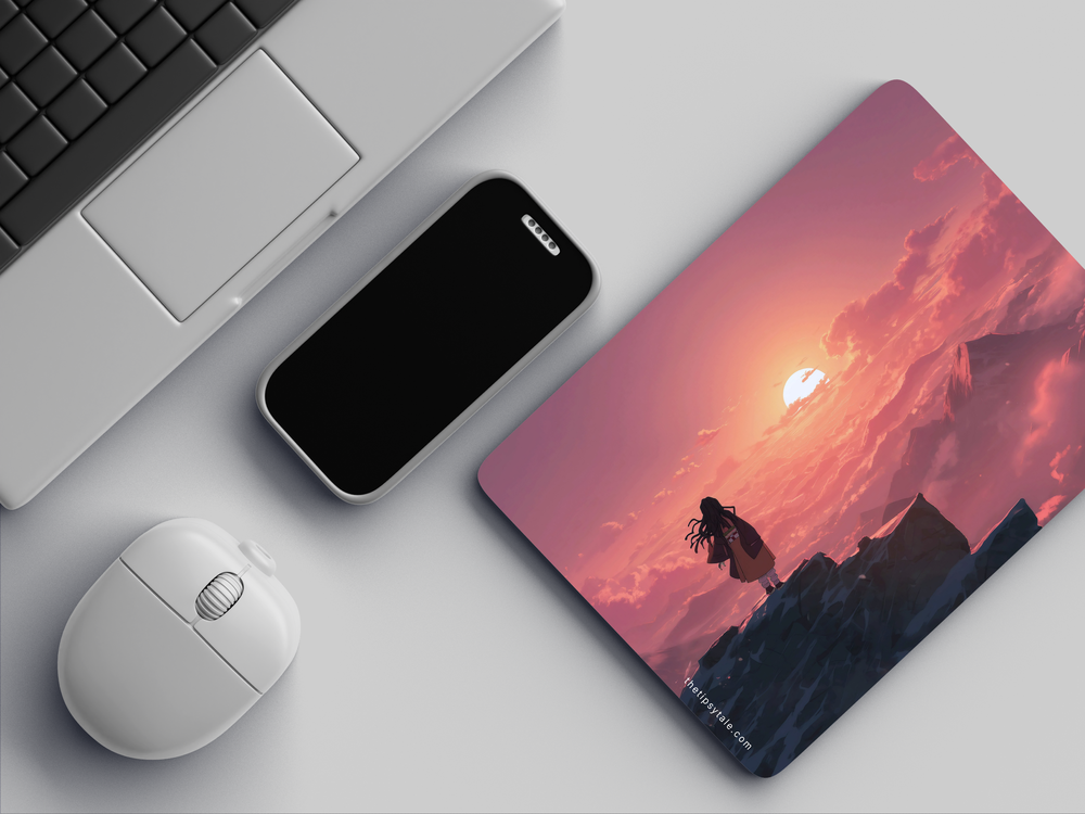 "NEZUKO KAMADO LANDSCAPE" Mousepad Enhance Your Workspace with Style