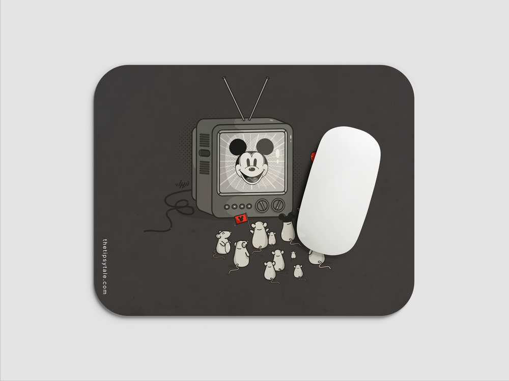 "MICKEY MOUSE TELEVISION VERSION" Mousepad Enhance Your Workspace with Style
