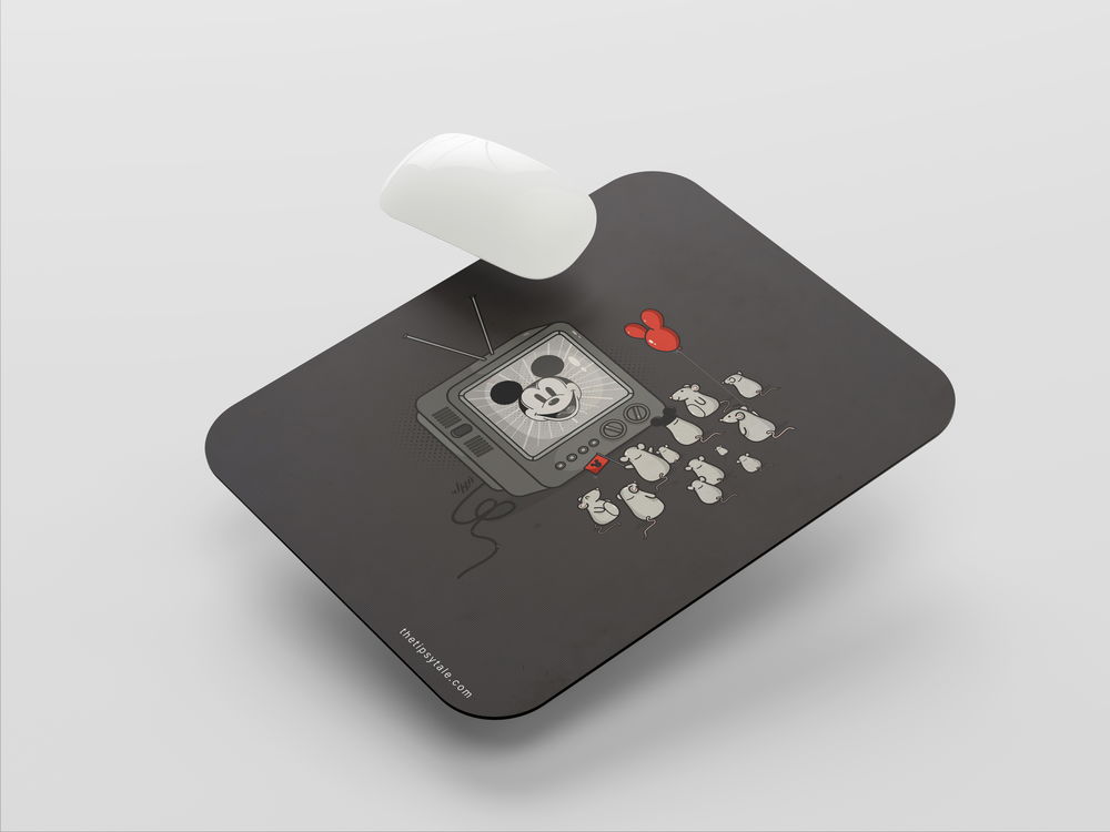 "MICKEY MOUSE TELEVISION VERSION" Mousepad Enhance Your Workspace with Style
