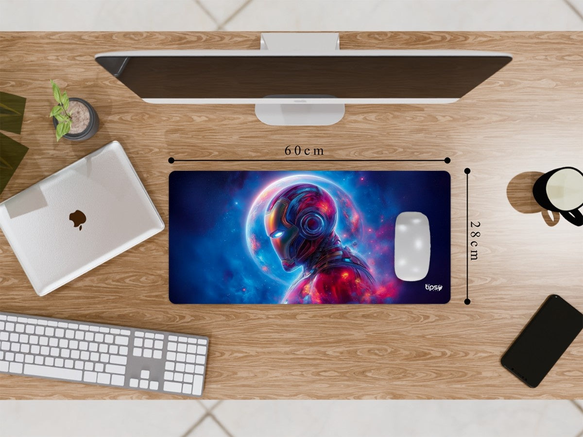 "Iron Man Digital Illustration" Gaming Mousepad Elevate Your Gaming Experience