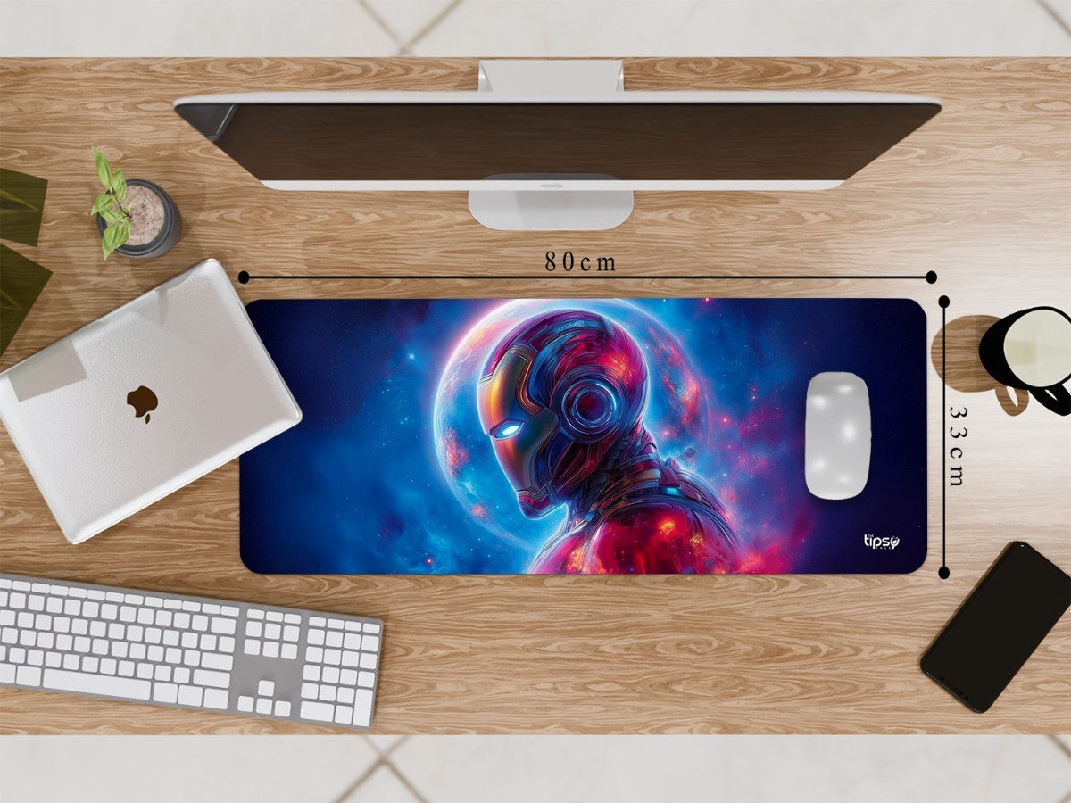 "Iron Man Digital Illustration" Gaming Mousepad Elevate Your Gaming Experience
