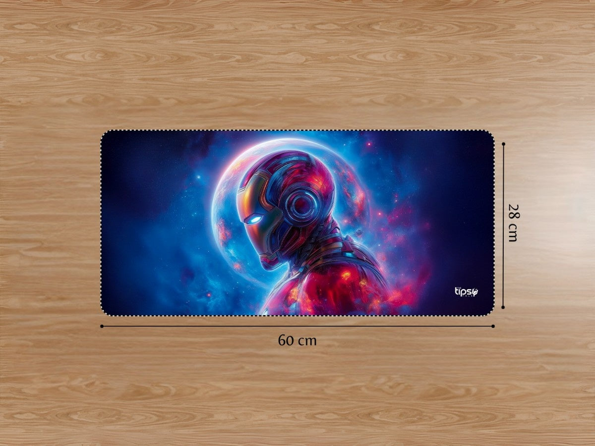 "Iron Man Digital Illustration" Gaming Mousepad Elevate Your Gaming Experience