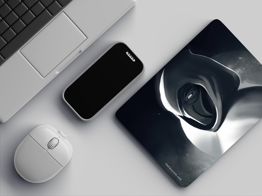 "MOON KNIGHT MONOCHROME" Mousepad Enhance Your Workspace with Style