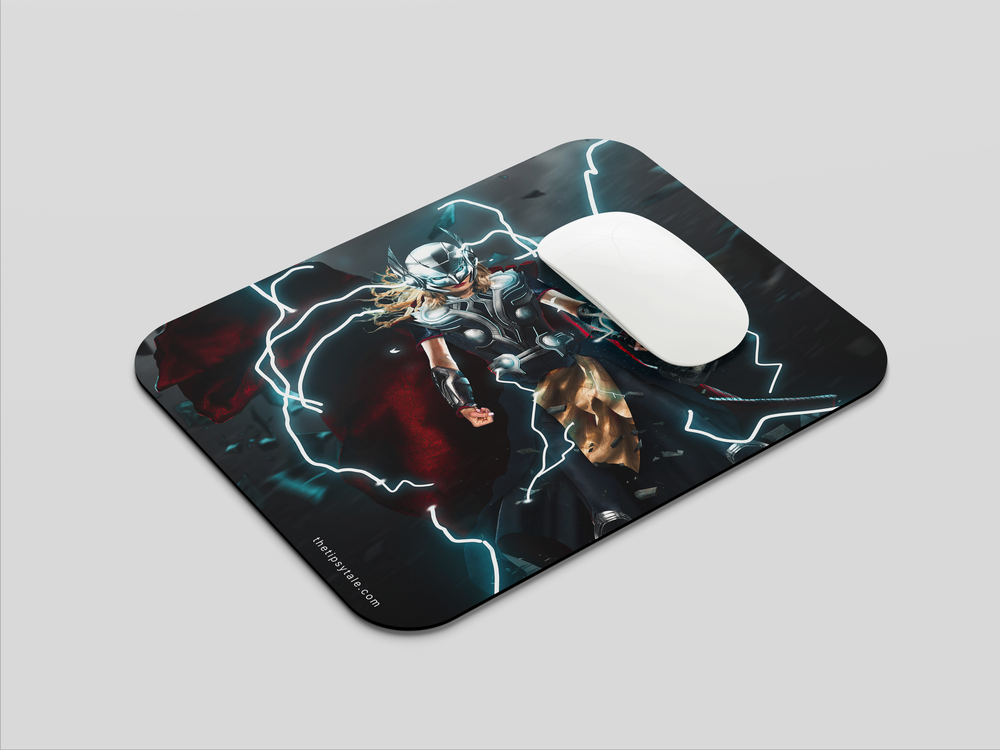 "JANE FOSTER WITH LIGHTING" Mousepad Enhance Your Workspace with Style