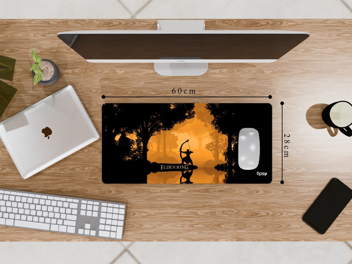 "Elden Ring Orange Landscape " Gaming Mousepad Elevate Your Gaming Experience