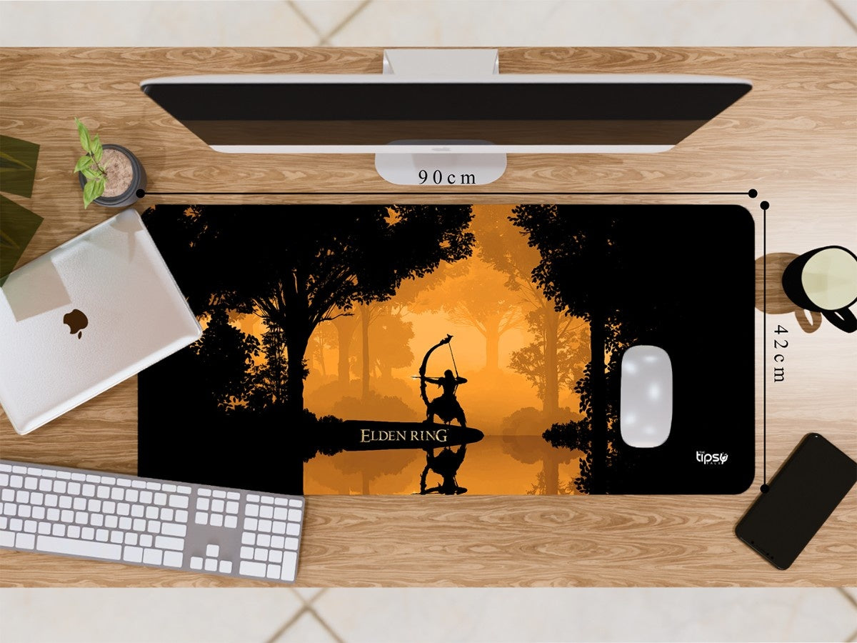 "Elden Ring Orange Landscape " Gaming Mousepad Elevate Your Gaming Experience