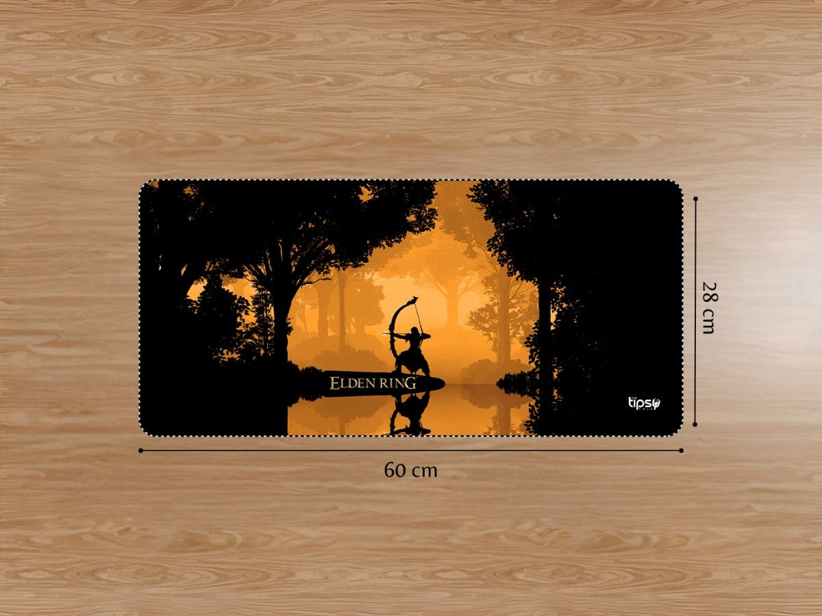 "Elden Ring Orange Landscape " Gaming Mousepad Elevate Your Gaming Experience