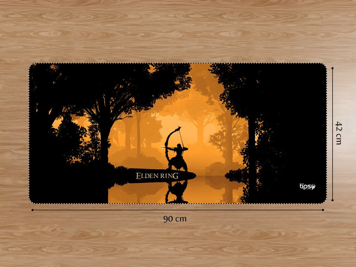 "Elden Ring Orange Landscape " Gaming Mousepad Elevate Your Gaming Experience