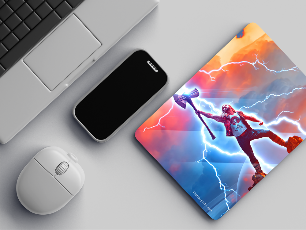 "THOR LOVE AND THUNDER" Mousepad Enhance Your Workspace with Style