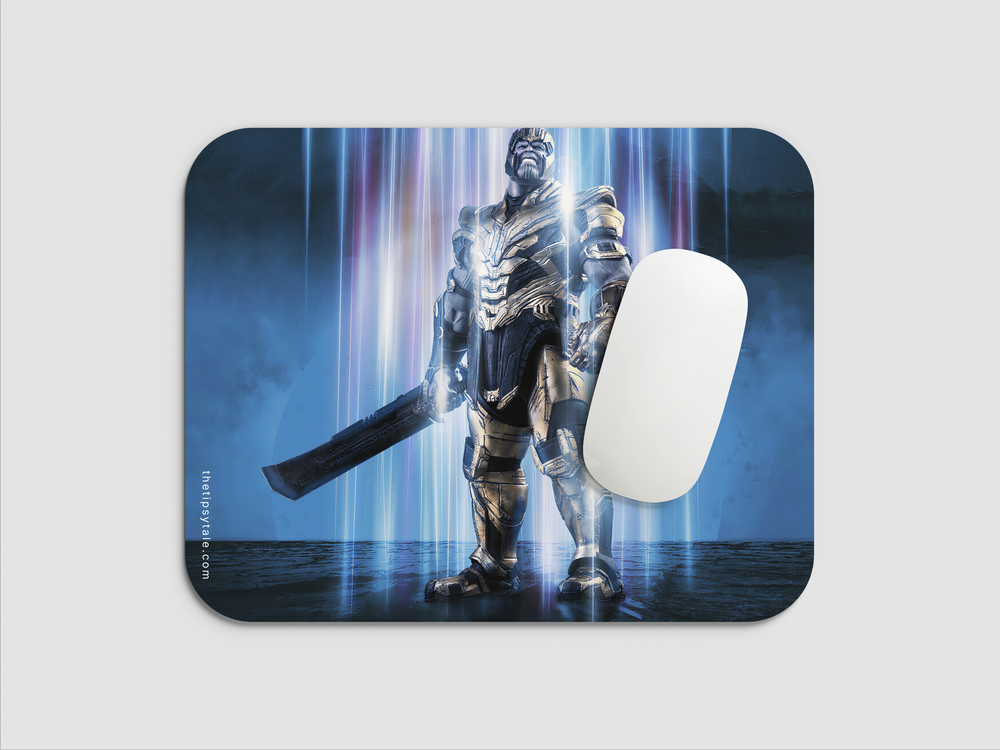 "THANOS I AM INEVITABLE" Mousepad Enhance Your Workspace with Style