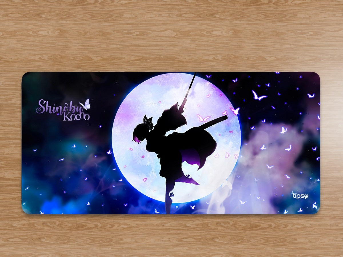 "Shinobu backlight of the moonlight" Gaming Mousepad Elevate Your Gaming Experience