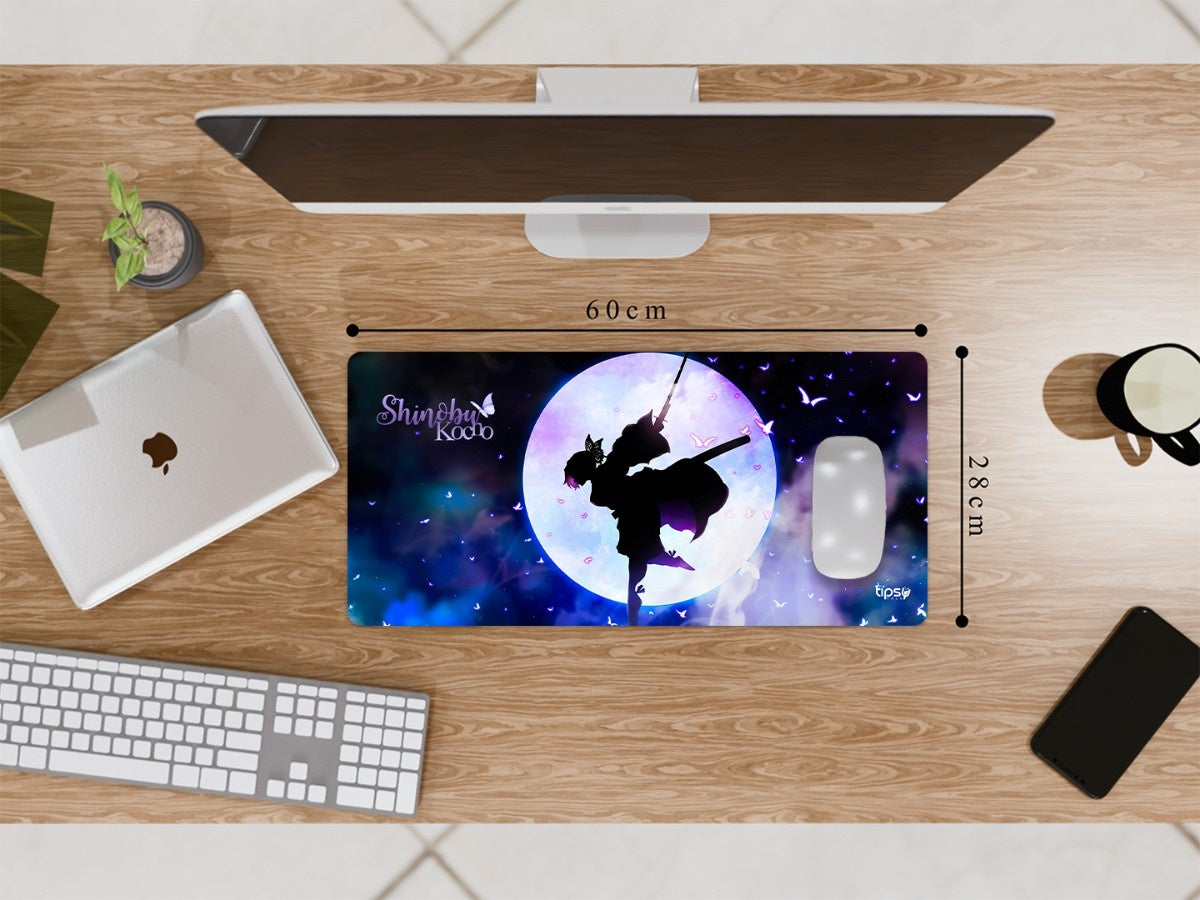 "Shinobu backlight of the moonlight" Gaming Mousepad Elevate Your Gaming Experience