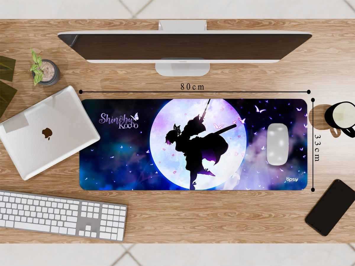"Shinobu backlight of the moonlight" Gaming Mousepad Elevate Your Gaming Experience
