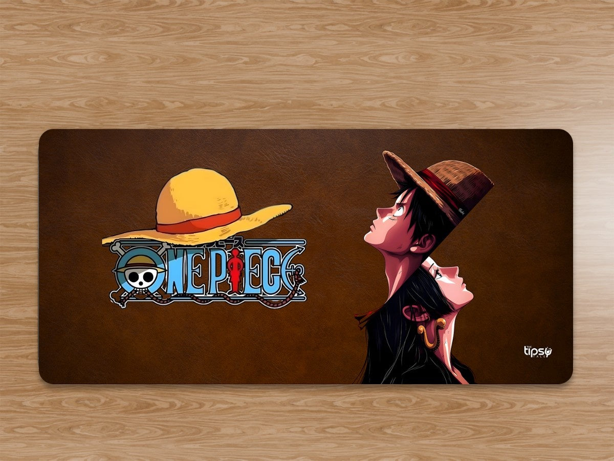 "Luffy and Boa " Gaming Mousepad Elevate Your Gaming Experience