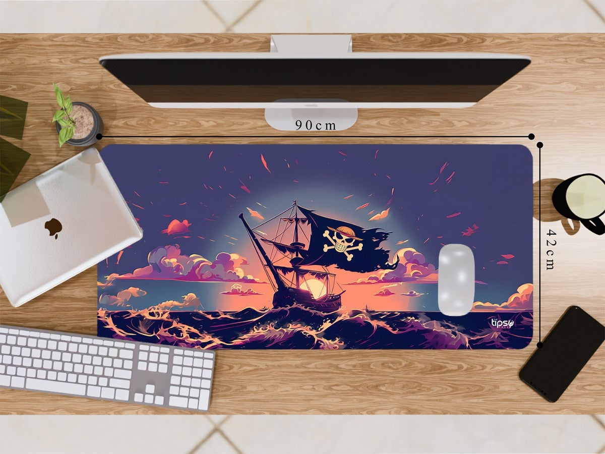 "Luffy's ship in One Piece" Gaming Mousepad Elevate Your Gaming Experience