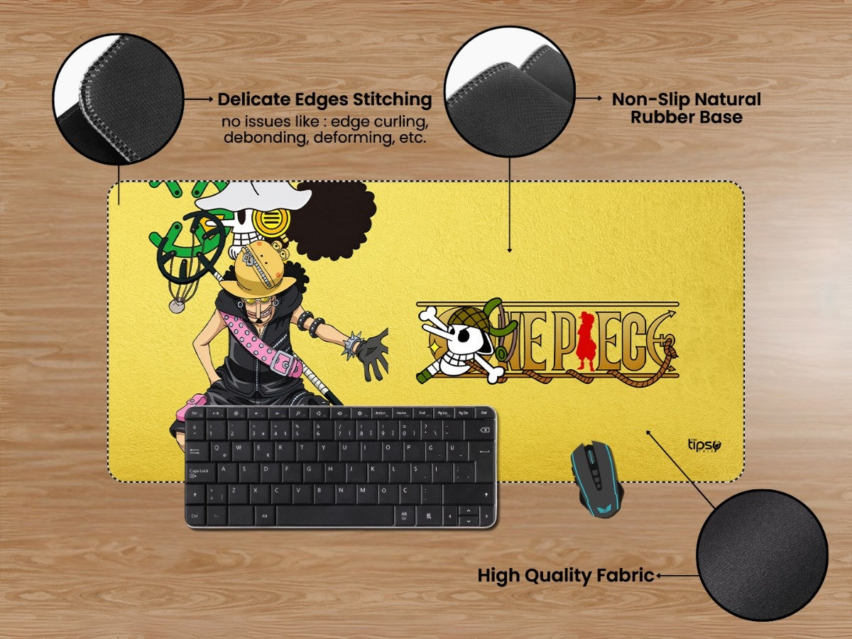 "Usopp One Piece" Gaming Mousepad Elevate Your Gaming Experience