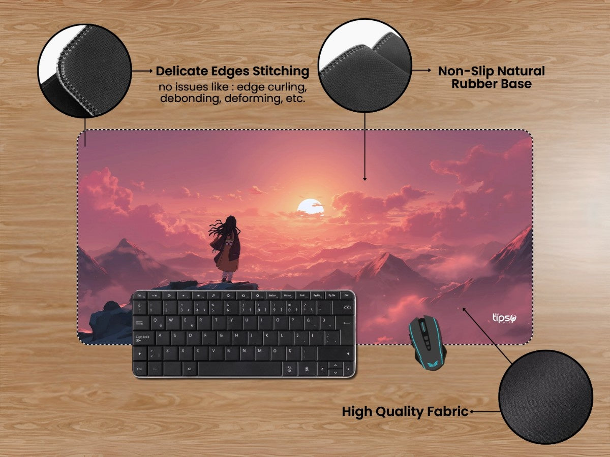 "Nezuko Kamado landscape" Gaming Mousepad Elevate Your Gaming Experience