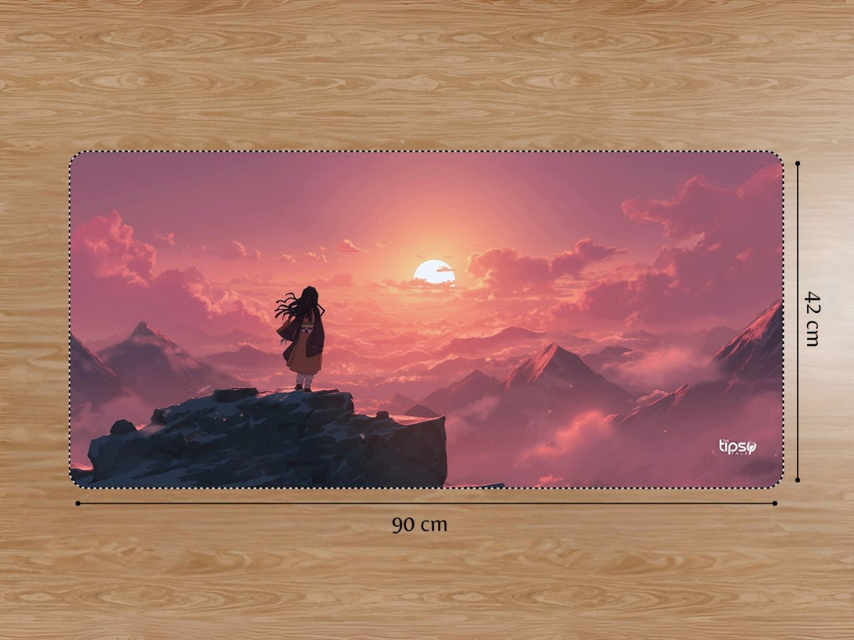 "Nezuko Kamado landscape" Gaming Mousepad Elevate Your Gaming Experience