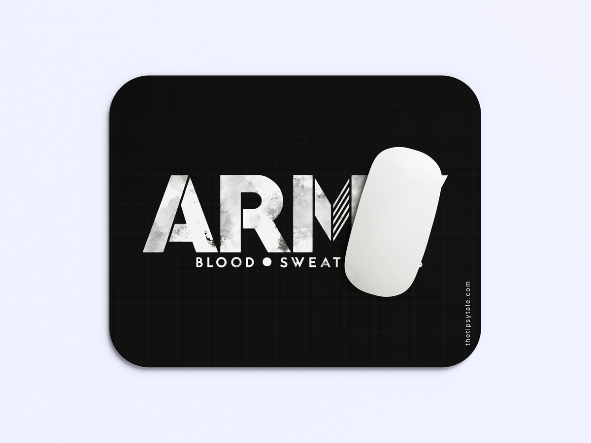 "ARMY - Blood| Sweat |Tears" Mousepad Enhance Your Workspace with Style