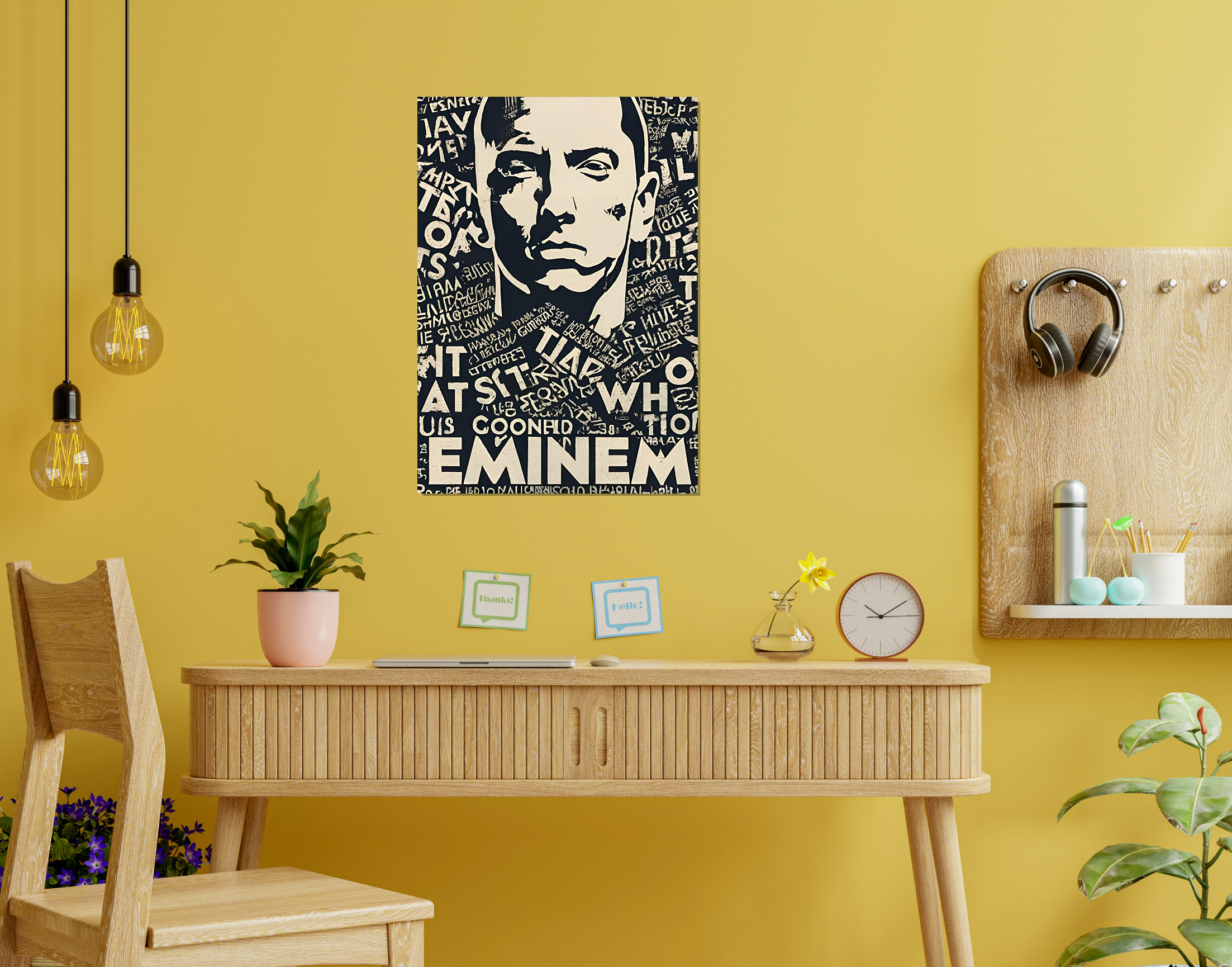 "THE EPIC MUSICIAN"- Shiny & Sturdy Metallic Poster  Art That Pops & Sticks