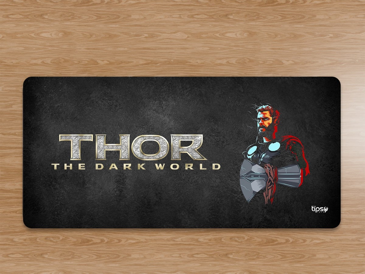 "Thor Minimalist Fanart" Gaming Mousepad Elevate Your Gaming Experience