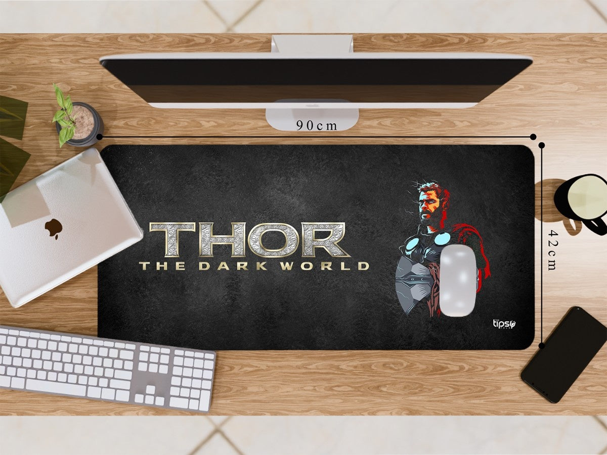 "Thor Minimalist Fanart" Gaming Mousepad Elevate Your Gaming Experience