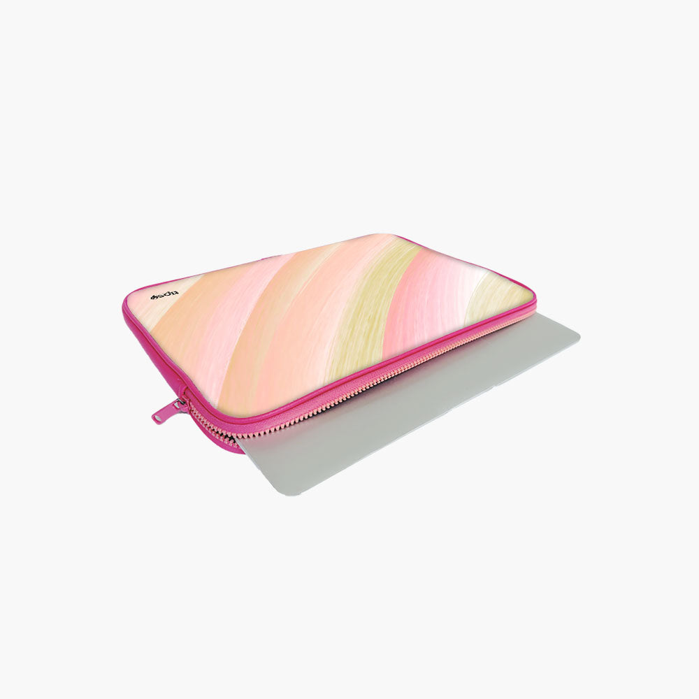 "Brush Abstract" Laptop Sleeves:Bold Modern Design for Every Size