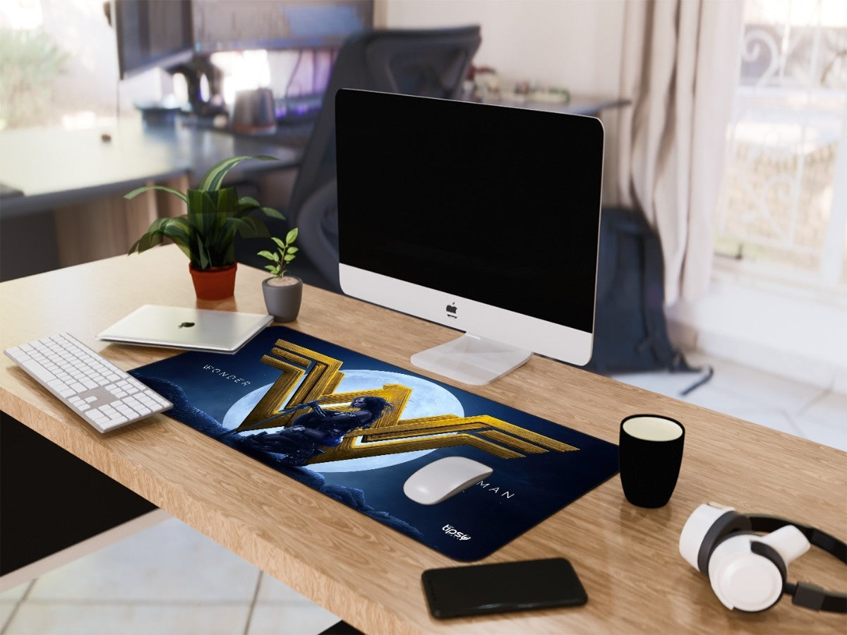 "Wonder woman with moon" Gaming Mousepad Elevate Your Gaming Experience