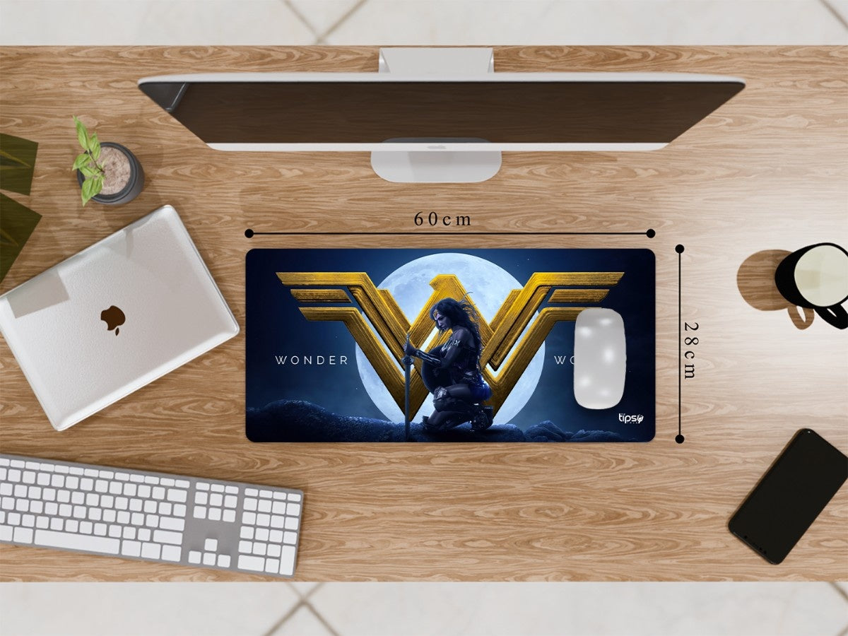 "Wonder woman with moon" Gaming Mousepad Elevate Your Gaming Experience