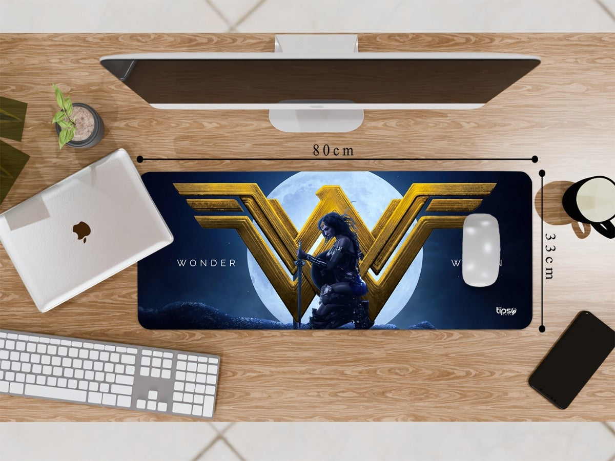 "Wonder woman with moon" Gaming Mousepad Elevate Your Gaming Experience