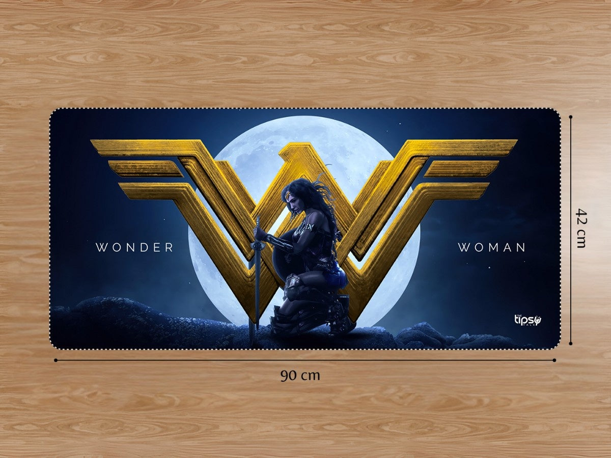 "Wonder woman with moon" Gaming Mousepad Elevate Your Gaming Experience