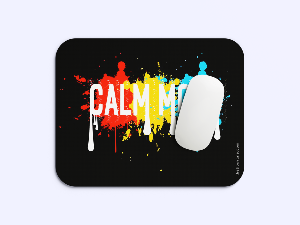 "Spalsh Calm Mood" Mousepad Enhance Your Workspace with Style