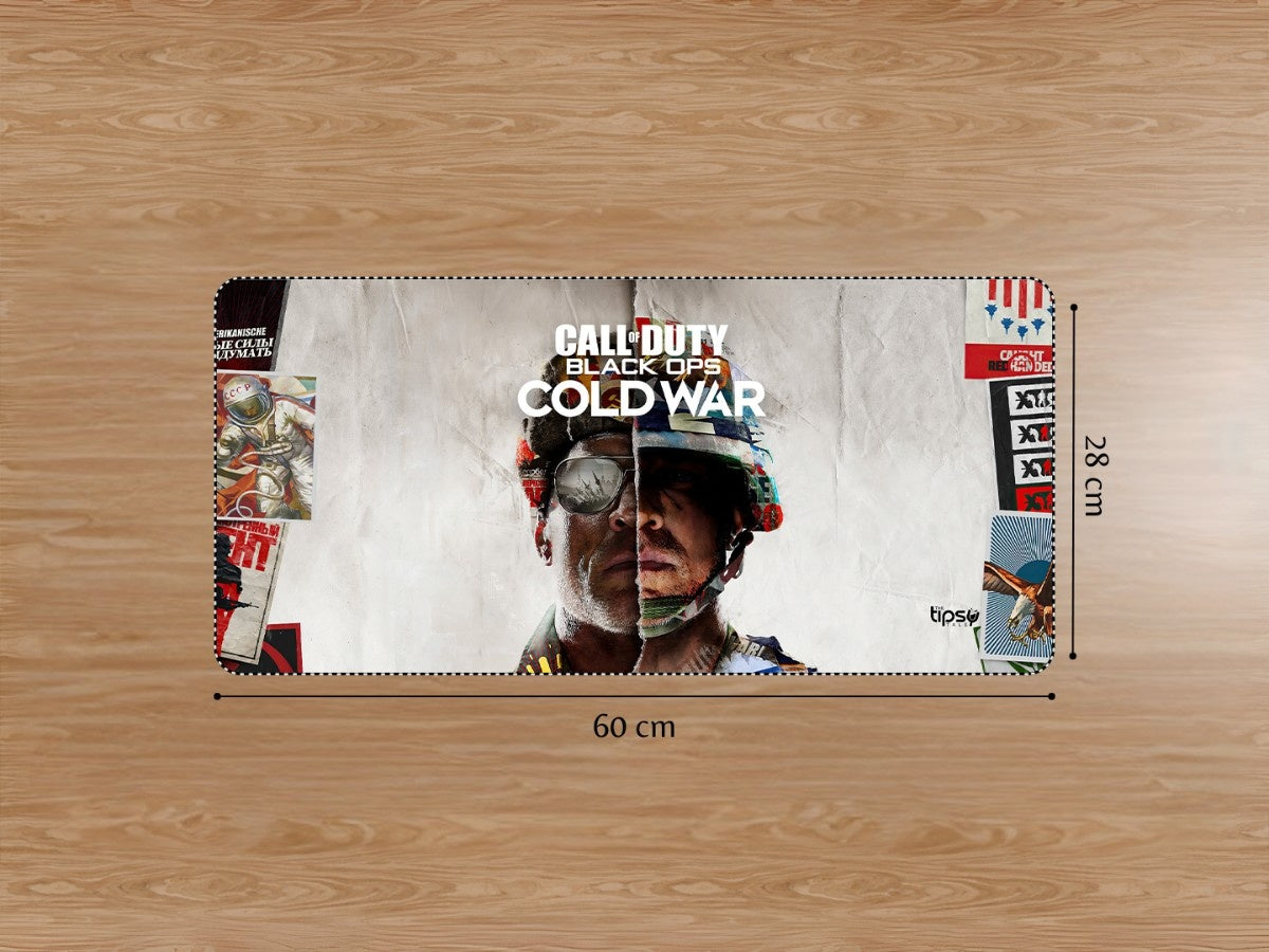"Call of Duty Blacks Ops Cold War." Gaming Mousepad Elevate Your Gaming Experience