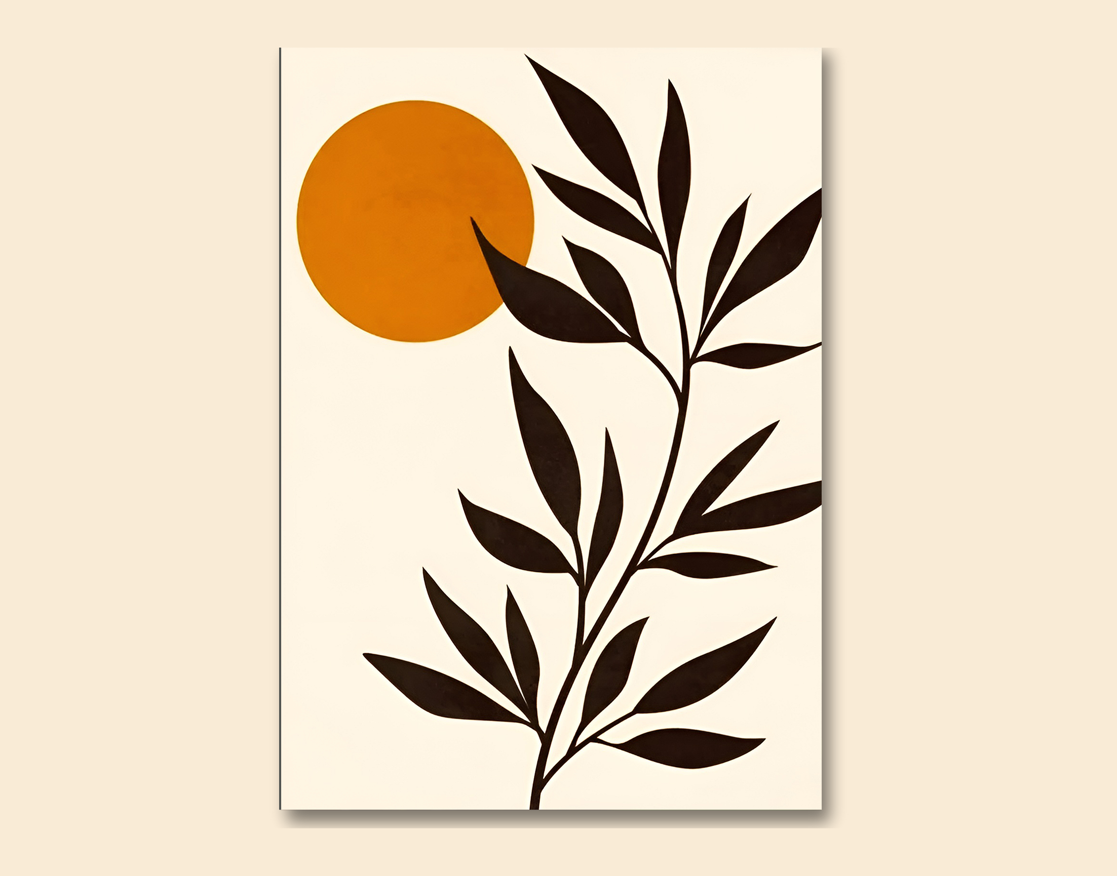"DREAMY PLANTATION"- Shiny & Sturdy Metallic Poster  Art That Pops & Sticks