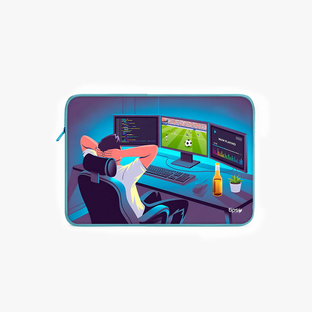"Multi Screen Gamer" Laptop Sleeves:Bold Modern Design for Every Size