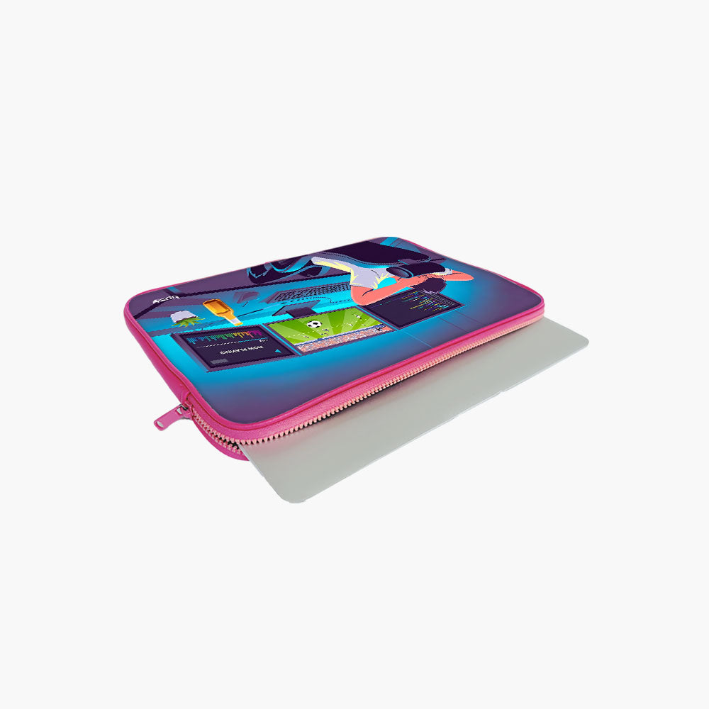 "Multi Screen Gamer" Laptop Sleeves:Bold Modern Design for Every Size