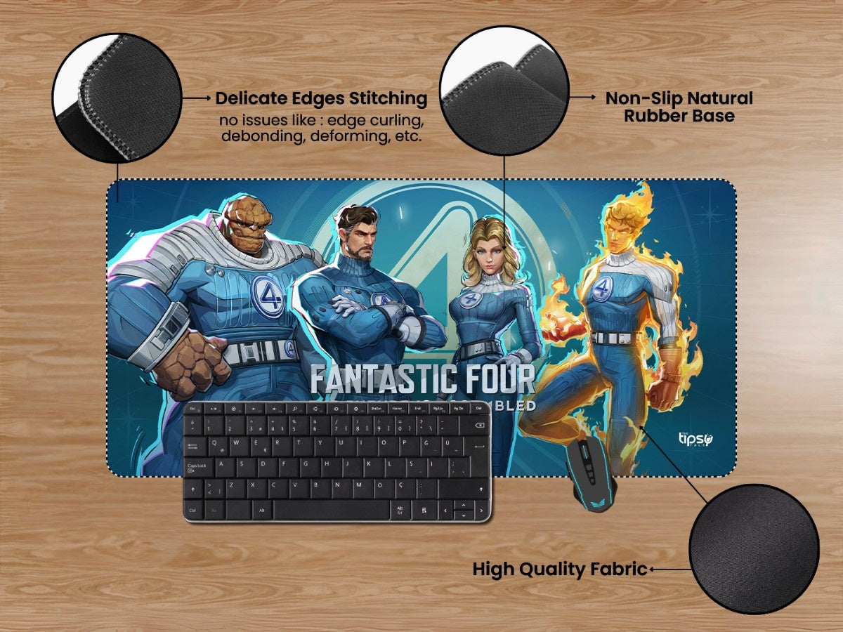 " FANTASTIC FOUR " Gaming Mousepad Elevate Your Gaming Experience