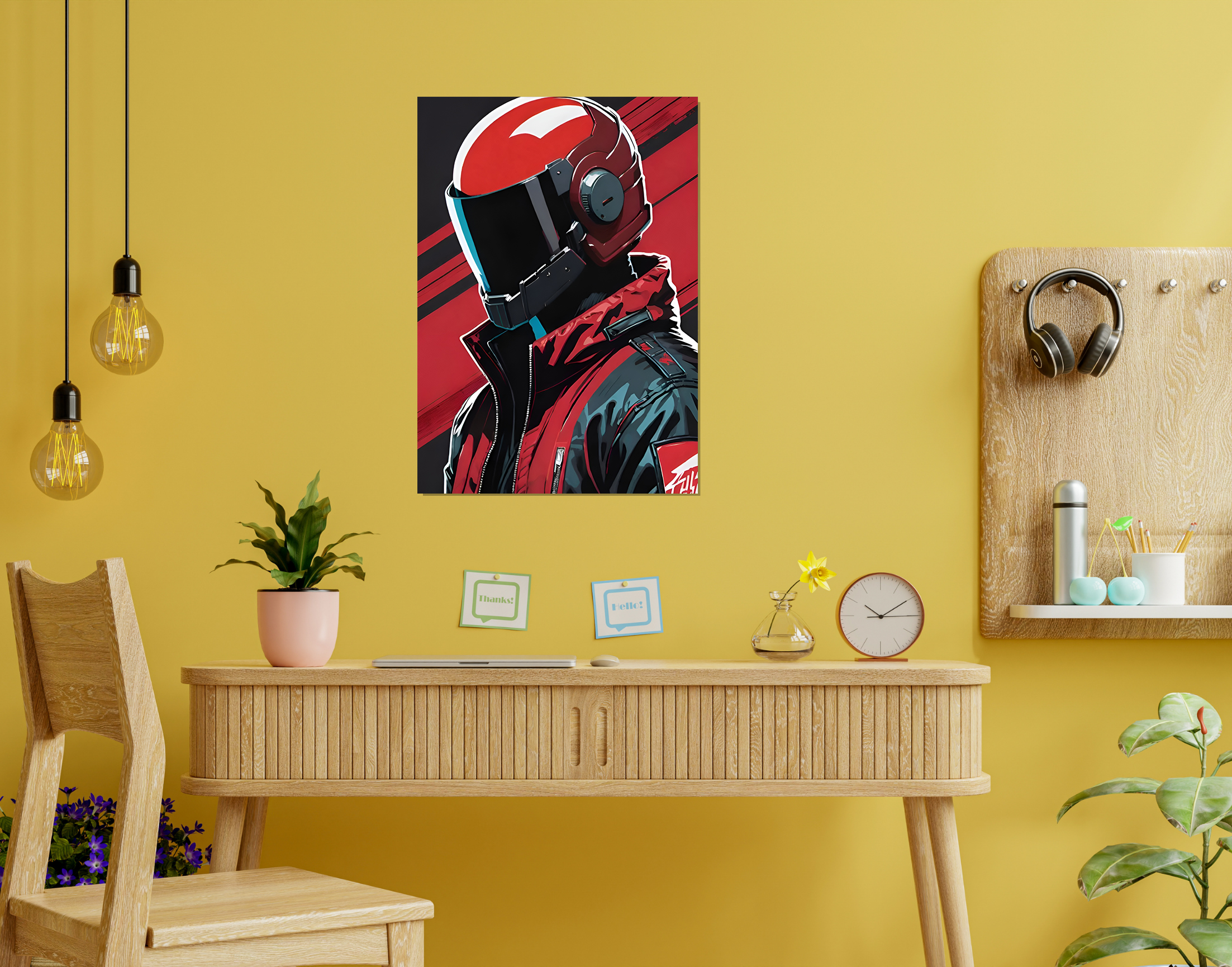 "ALERT: BINING IN THE WILD"- Shiny & Sturdy Metallic Poster  Art That Pops & Sticks
