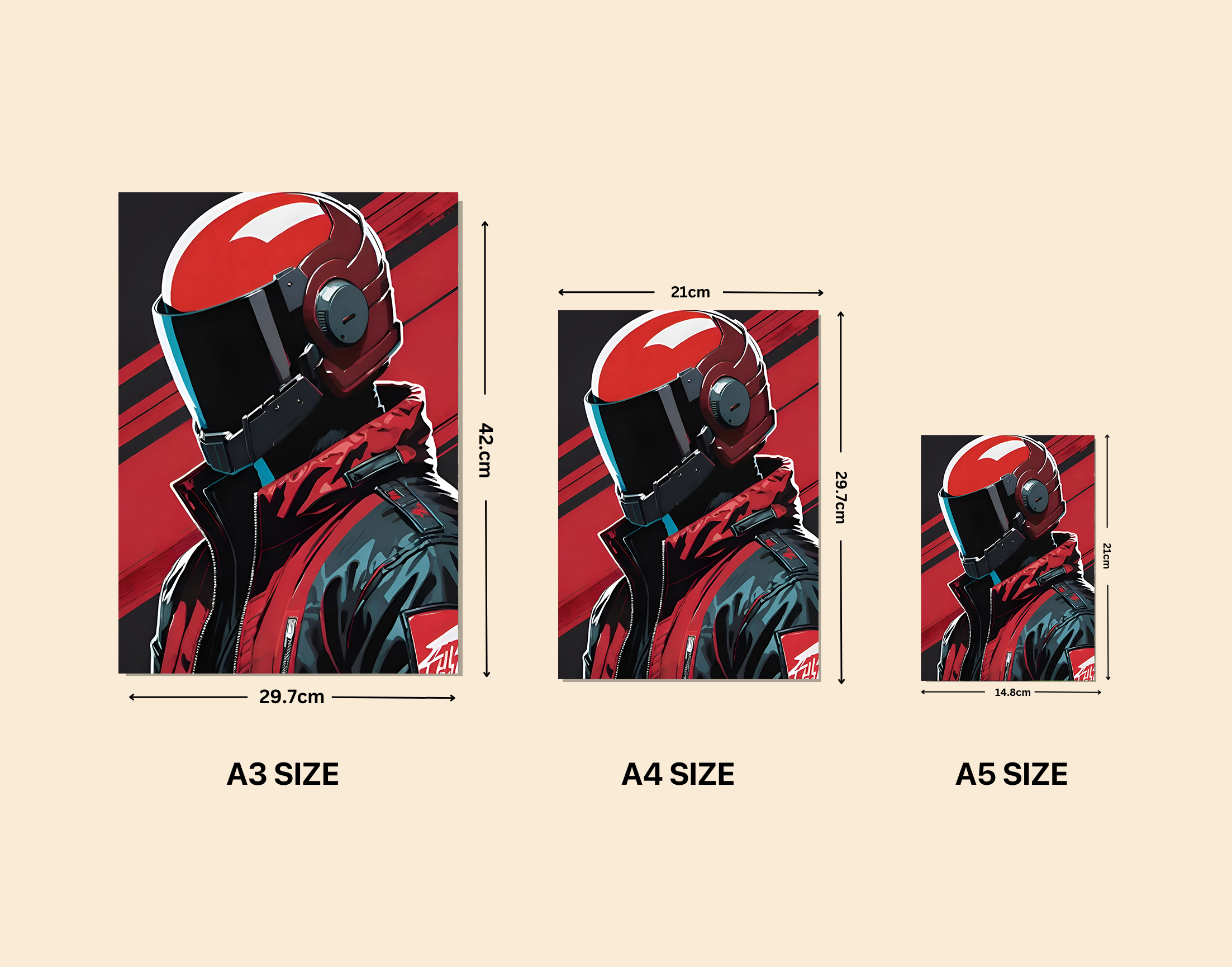 "ALERT: BINING IN THE WILD"- Shiny & Sturdy Metallic Poster  Art That Pops & Sticks
