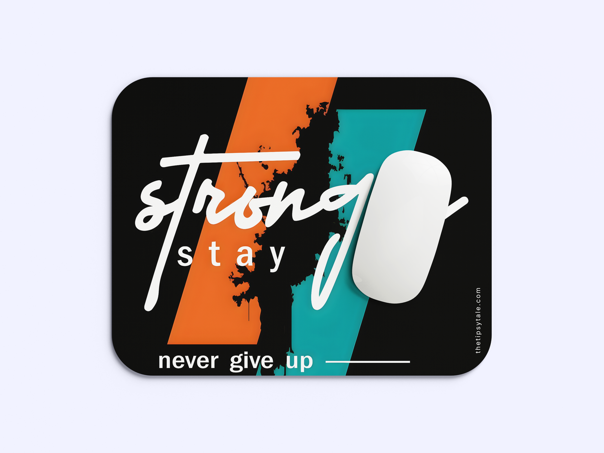 "Stranger Stay" Mousepad Enhance Your Workspace with Style