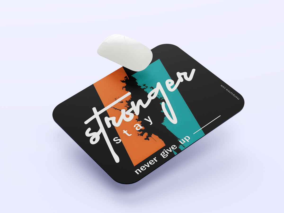 "Stranger Stay" Mousepad Enhance Your Workspace with Style